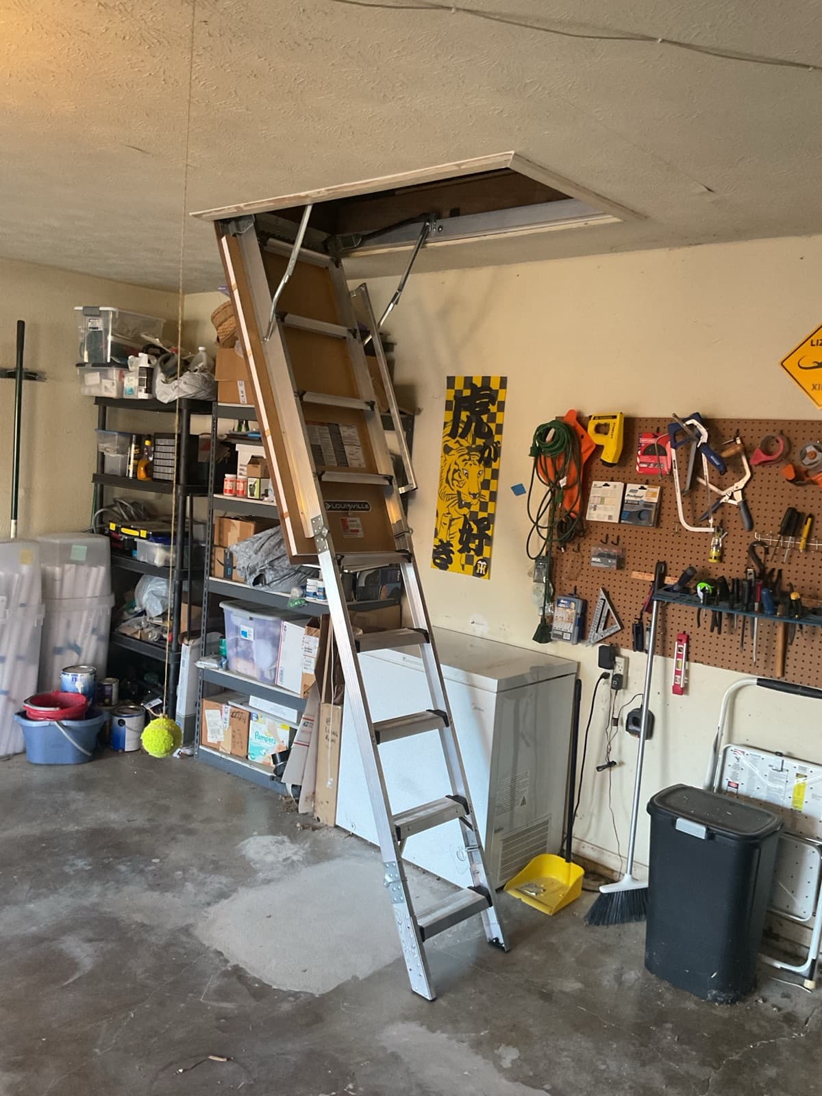 Attic ladder replacement